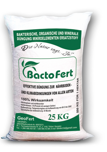 Bactofert 25 kg.